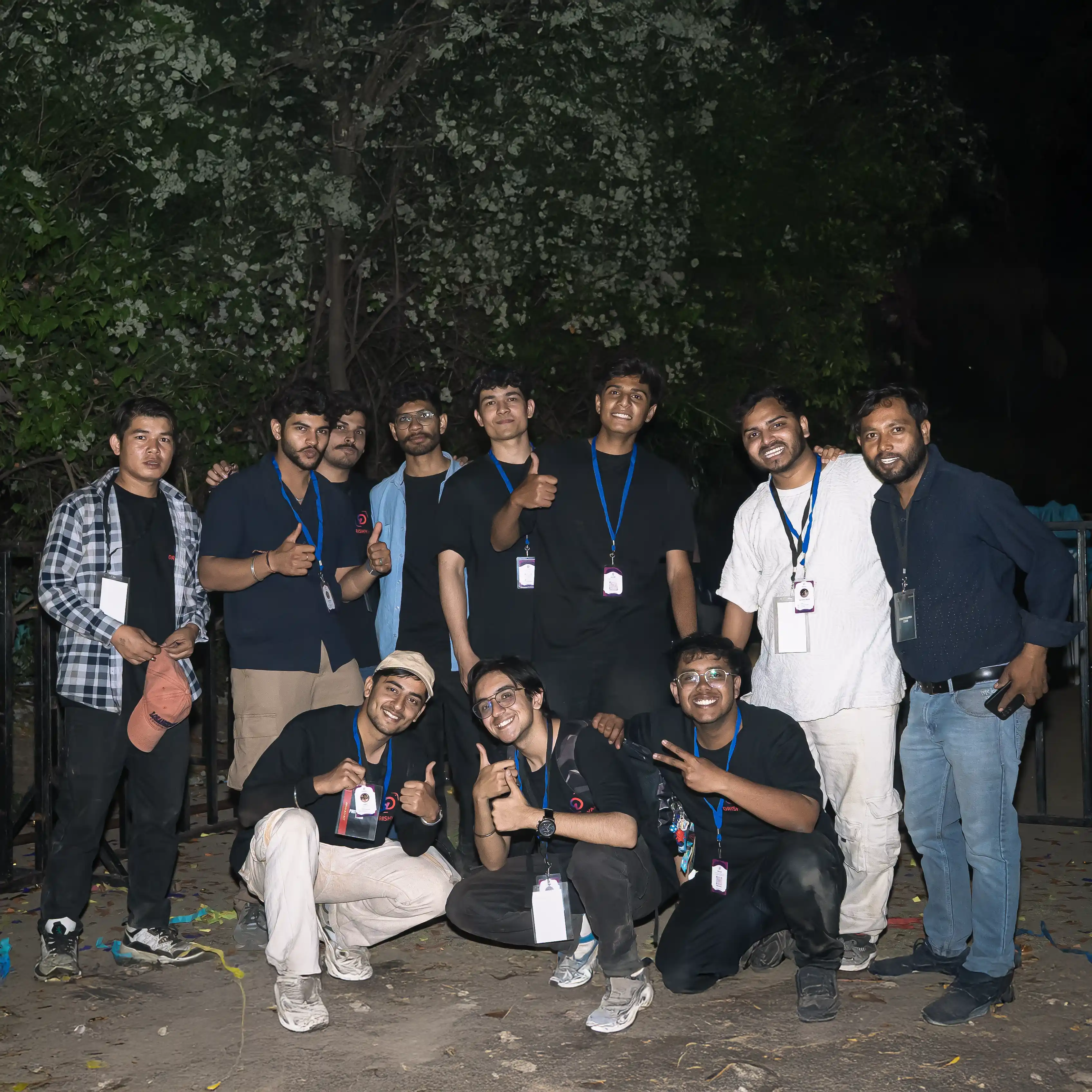 Abhishek Nagar on set